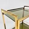 Vintage Italian Brass and Smoked Glass Trolley, 1970s, Image 3
