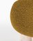 Hygge Stool Boucle Mustard Fabric and Travertino by Saccal Design House for Collector, Image 3