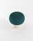 Hygge Stool in Boucle Ocean Blue Fabric and Travertino by Saccal Design House for Collector 4