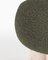 Hygge Stool in Boucle Olive Fabric and Travertino by Saccal Design House for Collector 3