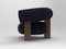 Cassette Armchair in Baldac Blue and Smoked Oak by Alter Ego for Collector, Image 2