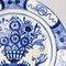 Antique Dutch Delftware Plate, 1700s 2