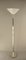 Lámparas verticales de cromo con pantalla grande de vidrio opalino, años 70, Imagen 10