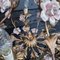 Italian Tole Chandelier with Pink Porcelain Roses and Acanthus Leaves, 1960s, Image 7