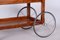 Art Deco Trolley in Oak and Glass from Thonet, 1920s 6