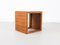 Tables Gigognes Cubes en Teck par Kai Kristiansen pour Vildbjerg Furniture Factory, 1960s, Set de 3 1