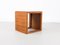Teak Cube Nesting Tables by Kai Kristiansen for Vildbjerg Furniture Factory, 1960s, Set of 3 1