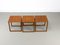 Tables Gigognes Cubes en Teck par Kai Kristiansen pour Vildbjerg Furniture Factory, 1960s, Set de 3 7