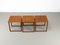 Teak Cube Nesting Tables by Kai Kristiansen for Vildbjerg Furniture Factory, 1960s, Set of 3 7