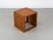 Teak Cube Nesting Tables by Kai Kristiansen for Vildbjerg Furniture Factory, 1960s, Set of 3 2