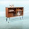 Mid-Century Minimalist Display Cabinet in Walnut, 1960s, Image 2