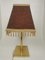 Large Vintage Table Lamp in Brass from Aka Electrics, Image 1