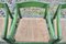 Grüner Carimate Stuhl aus Birkenholz von Vico Magistretti, 1960er, 6er Set 25