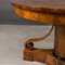 Biedermeier Round Walnut Dining Table, 19th Century, Germany, Image 9