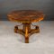 Biedermeier Round Walnut Dining Table, 19th Century, Germany 14