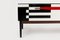 Vintage Bauhaus Modern Lowboard in Hand-Painted Pattern, Germany, 1970s 8