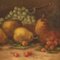 Artista italiano, Bodegón con frutas, 1950, óleo sobre lienzo, Imagen 13