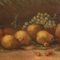 Artista italiano, Bodegón con frutas, 1950, óleo sobre lienzo, Imagen 3