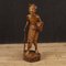 20th Century Indian Character Sculpture in Exotic Wood, 1970s 8
