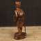 20th Century Indian Character Sculpture in Exotic Wood, 1970s 10