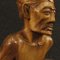 20th Century Indian Character Sculpture in Exotic Wood, 1970s 4