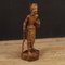 20. Jh. Indische Figurenskulptur aus Exotischem Holz, 1970er 1