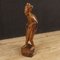 20th Century Indian Character Sculpture in Exotic Wood, 1970s 3