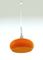 Orange German Glass Pendant from Doria, 1960s 2