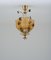 Mid-Century Swedish Pendant in Brass and Glass attributed to Brothers Malmström, 1952 6