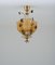 Mid-Century Swedish Pendant in Brass and Glass attributed to Brothers Malmström, 1952, Image 6
