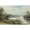 Allan Ardies, River-Lined River Lake Landscape in the Irish Countryside, 1980, Peinture à l’huile, Encadré 5
