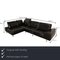 Loop Leather Corner Sofa in Black from Willi Schillig 2