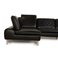 Loop Leather Corner Sofa in Black from Willi Schillig, Image 8