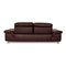 Joyzze Plus Leather Two-Seater Purple Aubergine Sofa from Willi Schillig 8