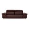 Joyzze Plus Leather Two-Seater Purple Aubergine Sofa from Willi Schillig, Image 8