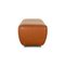 Avanti Leather Stool in Brown-Orange from Koinor, Image 8