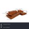 Avanti Leather Corner Sofa in Brown-Orange from Koinor 2