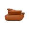 Avanti Leder Ecksofa in Braun-Orange von Koinor 7