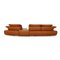 Avanti Leather Corner Sofa in Brown-Orange from Koinor, Image 8