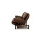 Canapé Porch Loveseat en Cuir Marron par Vico Magistretti pour Cassina 11