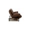 Porch Leather Loveseat Brown Sofa by Vico Magistretti for Cassina 9