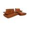 Avanti Leder Ecksofas in Braun-Orange von Koinor, 2er Set 4