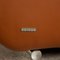 Avanti Leather Corner Sofas in Brown-Orange from Koinor, Set of 2 6