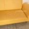 Rossini Leather Three Seater Yellow Sofa from Koinor 4