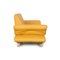 Rossini Leather Three Seater Yellow Sofa from Koinor 6