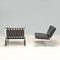 Black Leather Delaunay Lounge Chairs by Rodolfo Dordoni for Minotti, 1990s, Set of 2, Image 4