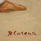 Primo Carena, Figurative Szene, Ölgemälde, Gerahmt 7