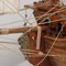 Segelschiff aus Holz in Vitrine 4