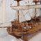 Wooden Sailing Ship in Display Case 3