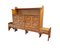 Brutalist Sideboard in Light Oak attributed to Guillerme Et Chambron 5